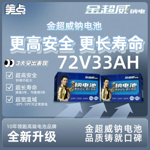 【双十一美点特惠】60V33AH  金超威钠电池 武汉到店 商品图0
