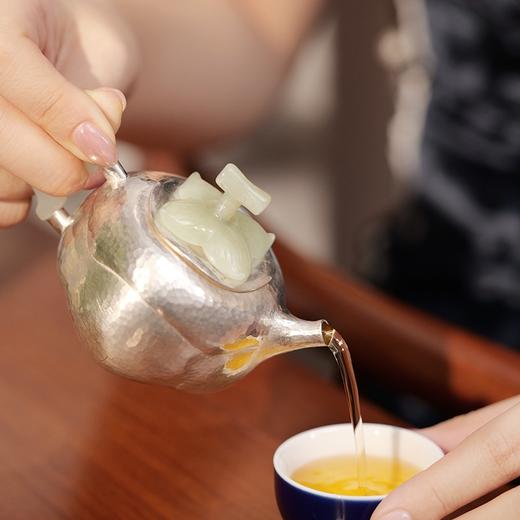 事事如意纯银泡茶壶 商品图2