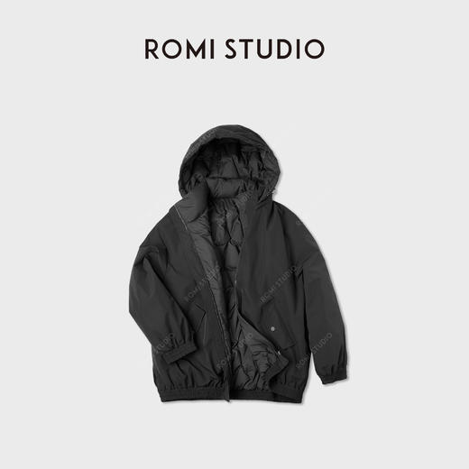 ROMI STUDIO“冬日轻盈”95白鹅绒宽松廓形三防羽绒外套RWCWWG6511 商品图1