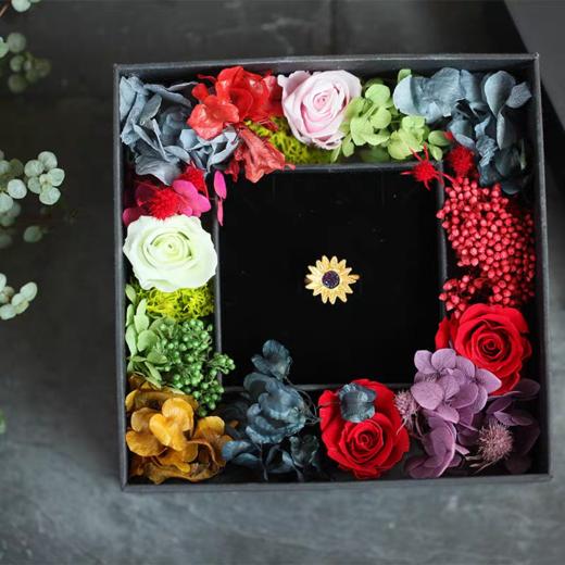 【Michael Michaud】梵高向日葵系列 金色晶簇戒指 商品图1