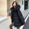 奢姿2025冬季大码女装胖妹妹可脱卸毛领连帽设计中长款百搭羽绒服7354300229 商品缩略图3