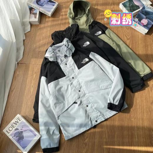 D110632冬季新款休闲撞色三合一冲锋衣外套男女同款 商品图0