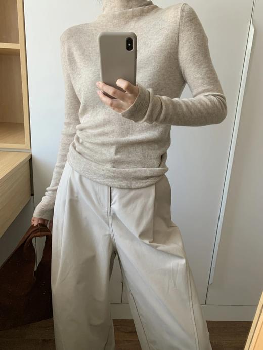 【YW】无忧购16色高弹舒适女团堆堆领打底衫（截单后7天发货） 商品图6