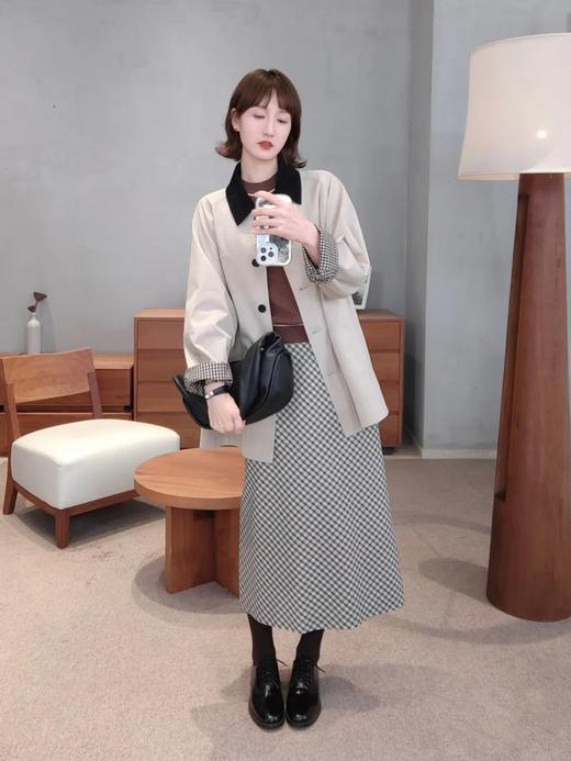 D110614巴恩风高密斜纹棉都市休闲夹克外套 商品图5