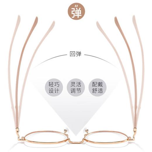 【中老年老花镜金属大框时尚洋气中老年超轻老花镜高清防蓝光花镜 商品图2
