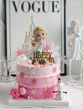 艾莎公主蛋糕