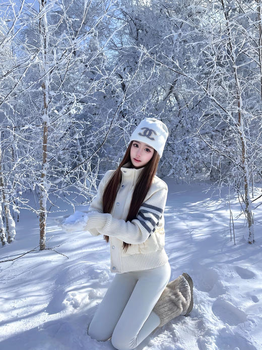 THOM BROWNE 翻领针织袖羽绒服（SS） 商品图0