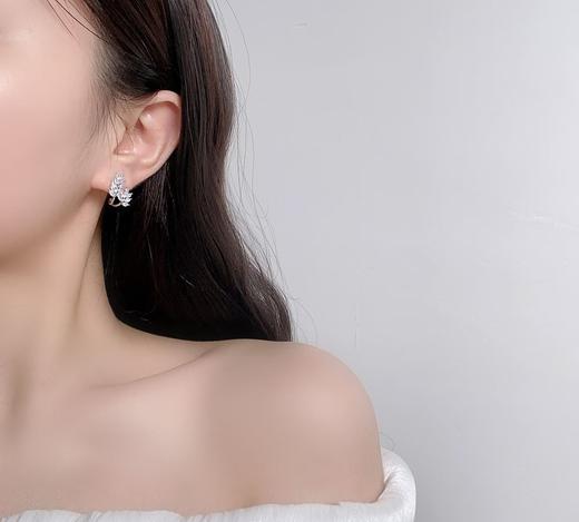 Lan*Crawfo*d镶钻麦穗耳钉，以方寸之姿，定格自然馈赠与人文寓意的双重浪漫！ 商品图0