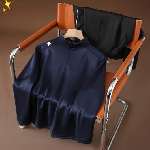 D110601冬季加绒半高领运动休闲卫衣男款 商品图6