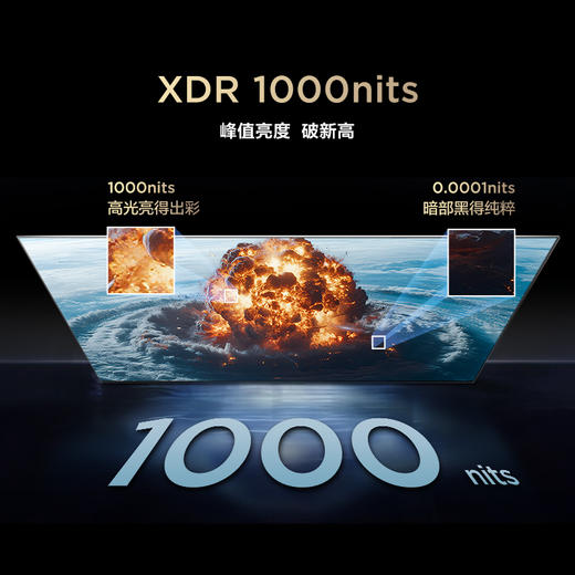 【FFALCON雷鸟】55鹤6 25款 55英寸 MiniLED电视 144分区 1000nits 4+64GB 平板电视 55S595C 商品图6