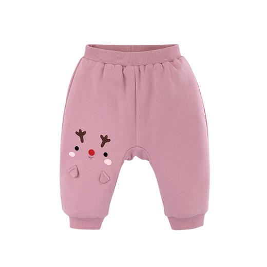 英氏童装儿童裤子宝宝休闲长裤pp裤加厚夹棉秋季YRKPJ30455A01 商品图2