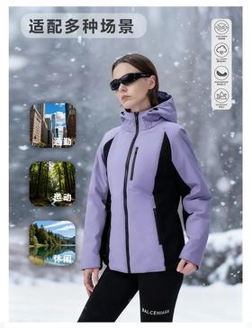 D110615新款女士鹅绒修身冲锋衣工装连帽羽绒服