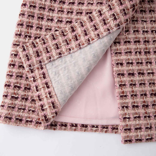 HERLIAN 2025冬季新款侧边开叉小香风短裙 商品图3