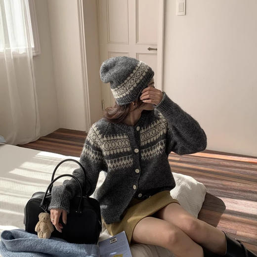 优选丨佐姿莎 费尔岛风氛围感针织毛衣合集 百搭不挑，宽松版型，藏肉显瘦，慵懒随性，丰富细节层次感 商品图13