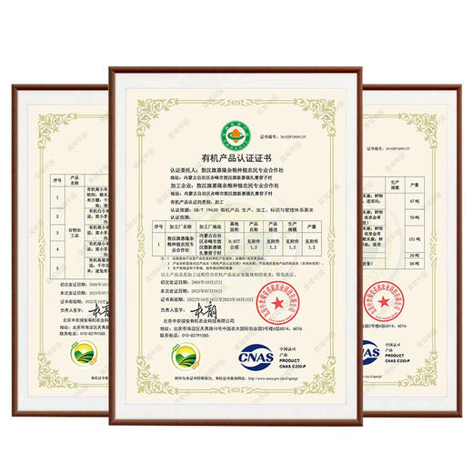 孟克河 有机敖汉小米5kg/袋 商品图3