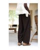 D110613“暖炉”科技与自然共生的「生态暖裤」蚕丝羊毛羽绒混纺弯刀裤 商品缩略图6