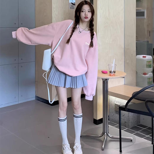 【320g重磅 触感柔软 时尚休闲】 吉普JEEP SPIRIT 多色百搭情侣卫衣（圆领/连帽款任选） 商品图4