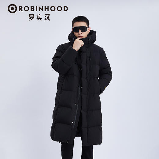 黑钻长款鹅绒羽绒服 蓄热内里芯片科技 商品图2