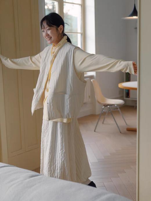 步履不停/5C41169C/线迹绗棉半裙 商品图1