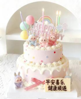 网红拉布布-双层蛋糕