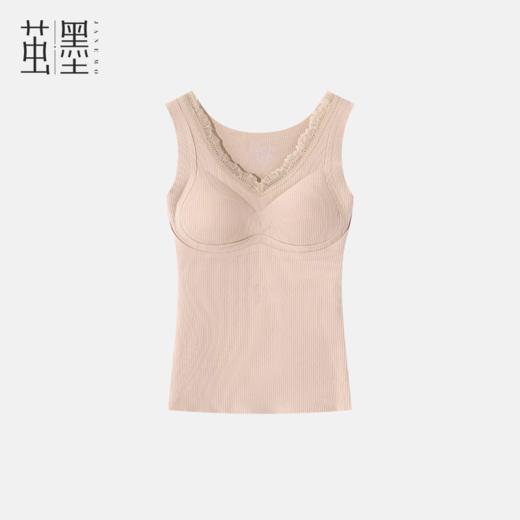 茧墨 10A暖绒双面磨毛二合一保暖背心（含胸垫） 商品图0