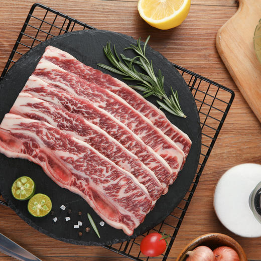 海企肉食美国谷饲牛仔骨片400g 商品图1