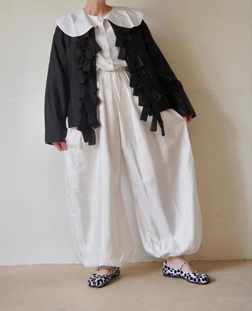 Bunon蝴蝶结轻薄衬衫外套 商品图0