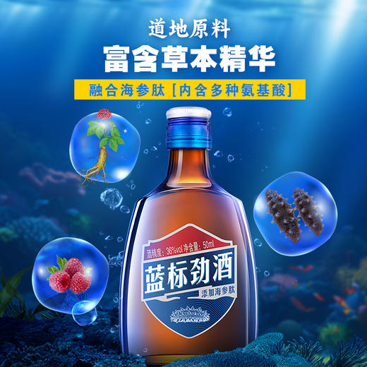 【4月入会礼】50ml36度蓝标劲酒体验装*1+50ml35度十全酒体验装*1 商品图4