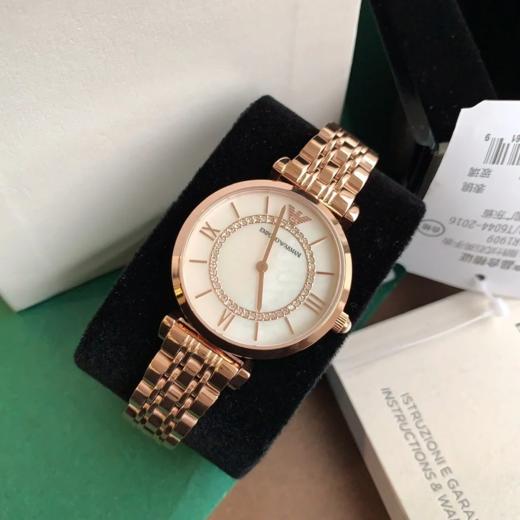 Armani阿玛尼满天星手表女士男士镶钻石英防水轻奢腕表 商品图11