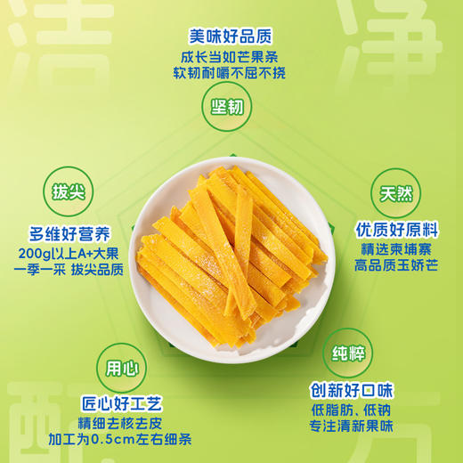 PLUS_益生元芒果条原味25g 甄选优质芒果肉厚少纤维 商品图1