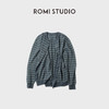 ROMI STUDIO100%高支精纺羊毛亲肤不扎廓形开襟毛衫 RWCAW66286 商品缩略图0