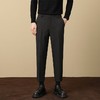 毛呢西裤！男加绒加厚休闲商务直筒裤！2025男士职业裤子冬季长裤毛料西装裤！ 商品缩略图13