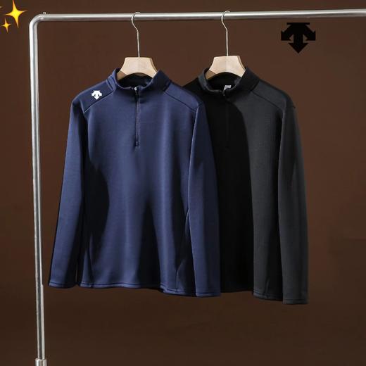 D110601冬季加绒半高领运动休闲卫衣男款 商品图5