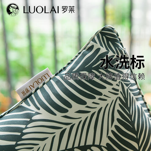罗莱软装 野影抱枕古典绿 45*45cm 商品图2