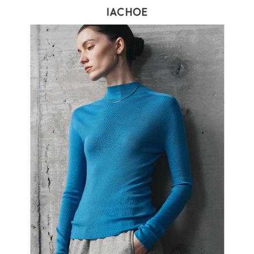 棉仓3671505018-五彩斑斓的全羊毛打底毛衣 商品图0