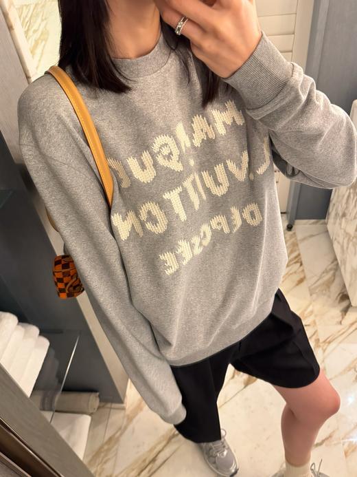 驴家 25年新款 字母LOGO撞色 圆领卫衣(KX*MM) 商品图4