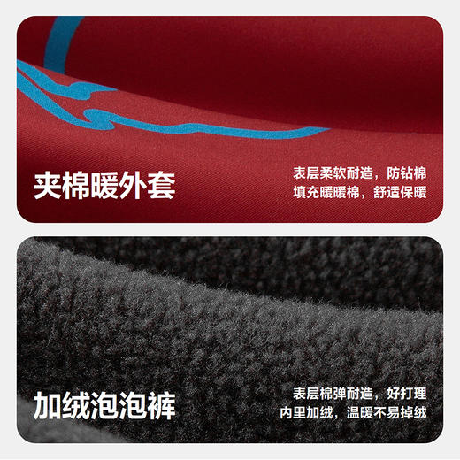 迷你巴拉巴拉男女童儿童套装新春外套夹棉保暖长裤加绒2026春新品 商品图3