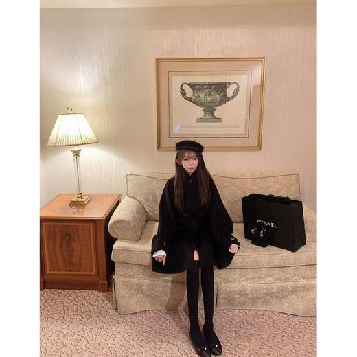 金蘑菇菇 sn*del新年季 Holiday新年大衣 / 年末氛围 复古千金感 商品图1