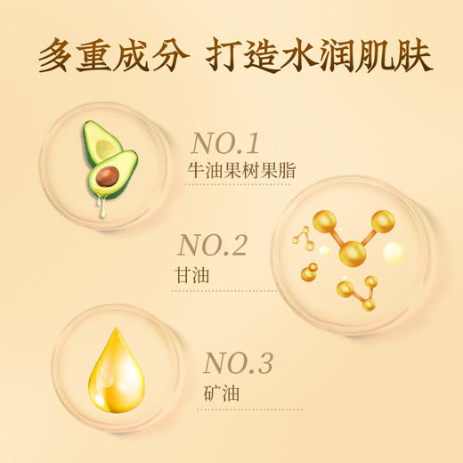 【4盒装】谢馥春   润颜保湿面霜    50克*4 雪花膏 商品图3