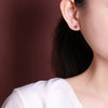 【魅狐】S925纯银镀玫瑰金彩色碧玺狐狸耳钉【CW-ED04280】 商品缩略图3