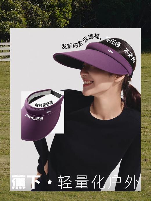 蕉下空顶防晒帽四季遮阳遮紫外线2025新WD003初秋户外骑行帽子 商品图3