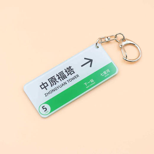 郑州地铁线路钥匙扣/郑州地铁文创挂饰 商品图11