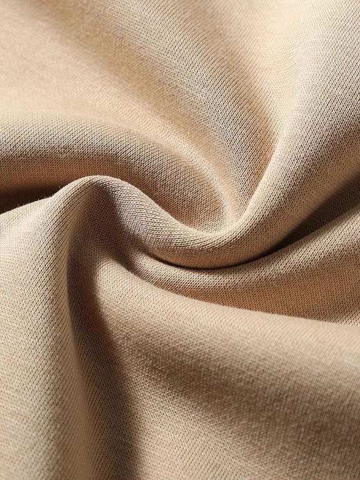 D110611加绒亲肤棉复合细腻羊羔绒拼接纯色圆领套头保暖打底衫！男女同款 商品图13