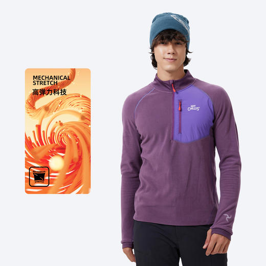 男装半开拉领上衣（暖绒）2503 商品图2