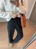 2408 女款加厚奥粒绒羊毛呢料阔腿弯刀裤 WK838 商品缩略图4