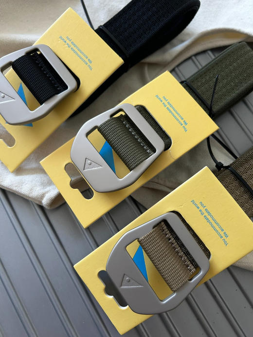 正品攀山鼠男女同款尼龙编制户外运动腰带~8110405 商品图0