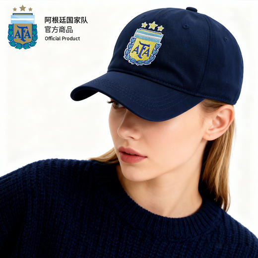 【官方正版】阿根廷国 家队 | 深蓝棒球帽男女款百搭帽子周边 商品图4