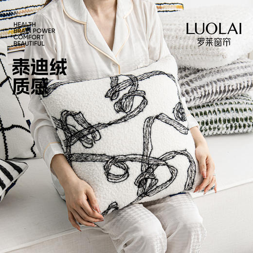罗莱软装 画意流光抱枕 商品图2