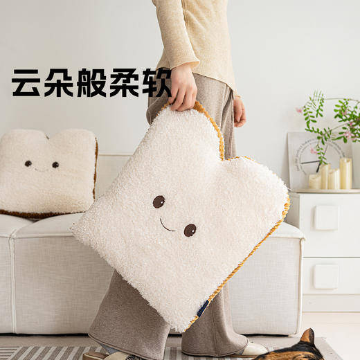 罗莱软装 奶香面包片抱枕 商品图2