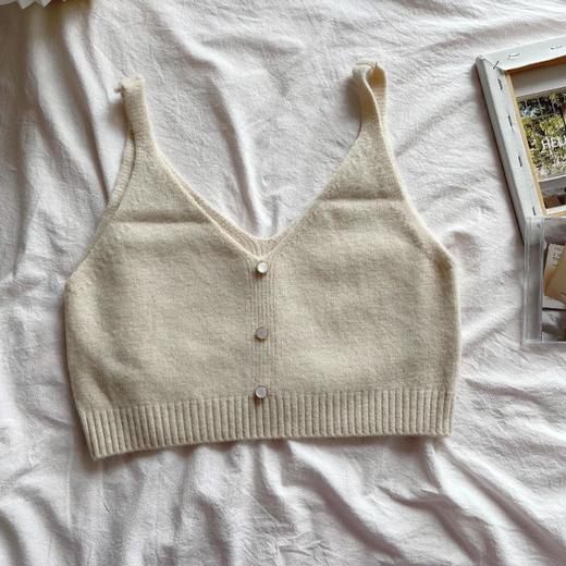 【YW】无忧购【甄选】外搭百搭V领小背心毛衣针织马甲（截单后3-5天发货） 商品图7